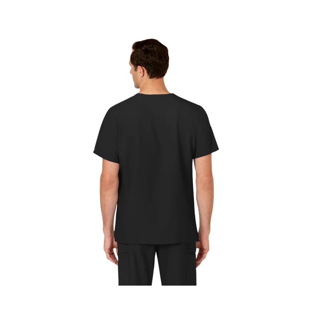 Wink Men's V Neck Scrub Top - Black - Lenny's Shoe & Apparel