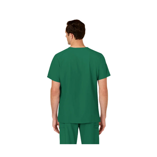Wink Men's V Neck Scrub Top - Hunter - Lenny's Shoe & Apparel