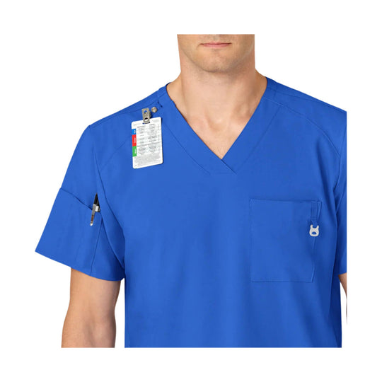 Wink Men's V Neck Scrub Top - Navy - Lenny's Shoe & Apparel