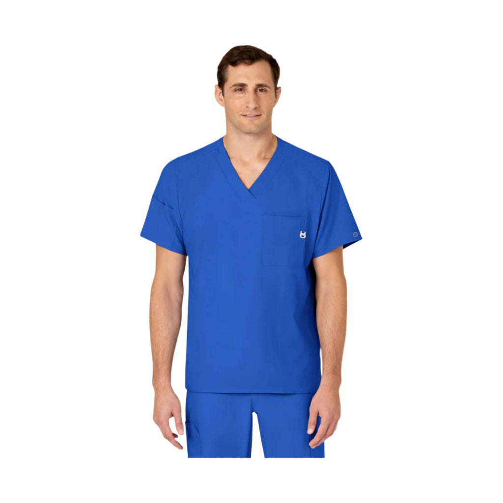 Wink Men's V Neck Scrub Top - Navy - Lenny's Shoe & Apparel