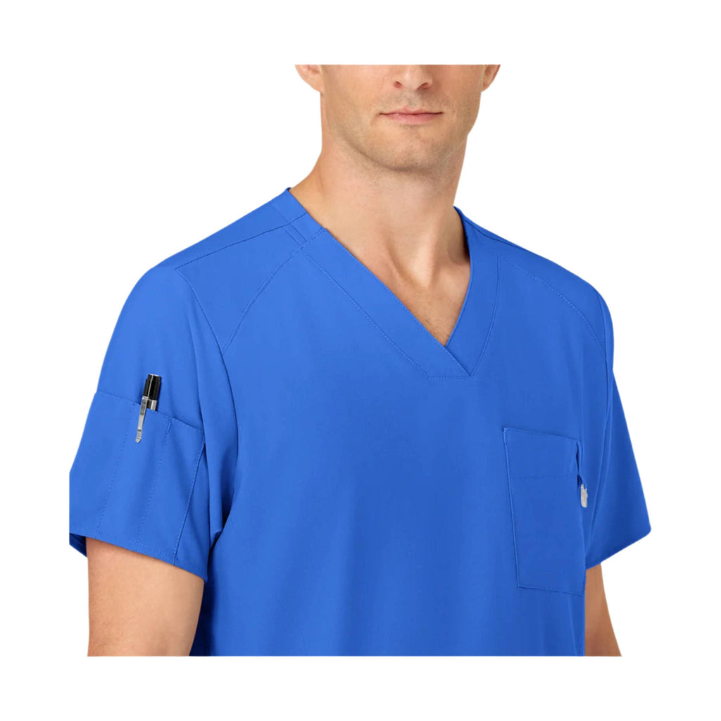 Wink Men's V Neck Scrub Top - Navy - Lenny's Shoe & Apparel