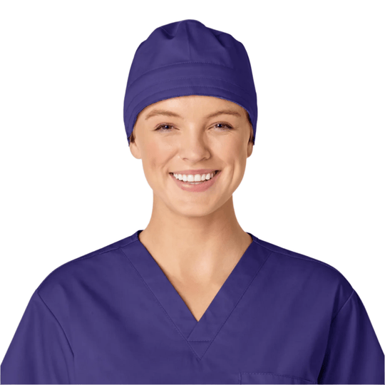 Wink Solid Scrub Cap - Grape - Lenny's Shoe & Apparel