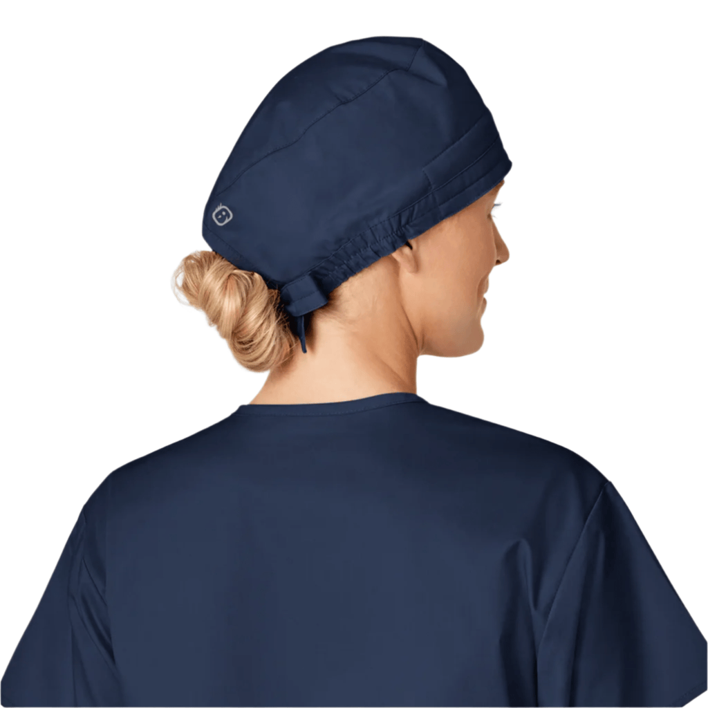 Wink Tie Back Scrub Cap - Navy Blue - Lenny's Shoe & Apparel