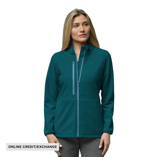Wink Women's Micro Fleece Zip Jacket - Caribbean - ONLINE CREDIT/EXCHANGE - Lenny's Shoe & Apparel