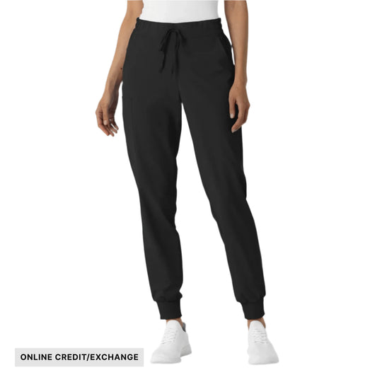 Wink Women's Renew Jogger Scrub Pant - Black - ONLINE CREDIT/EXCHANGE - Lenny's Shoe & Apparel