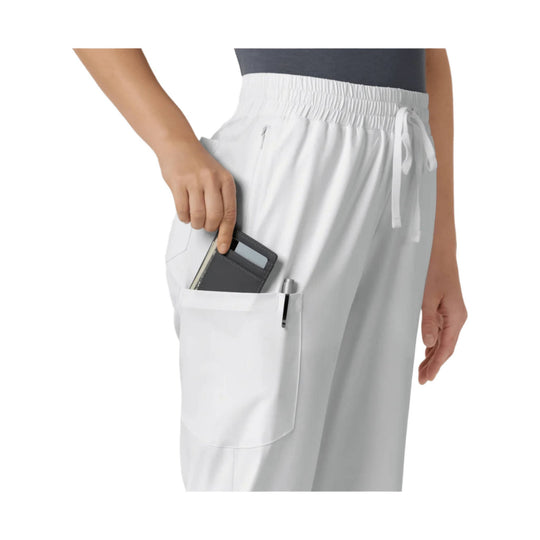 Wink Women's Boundless Bootcut Scrub Pant - White - Lenny's Shoe & Apparel