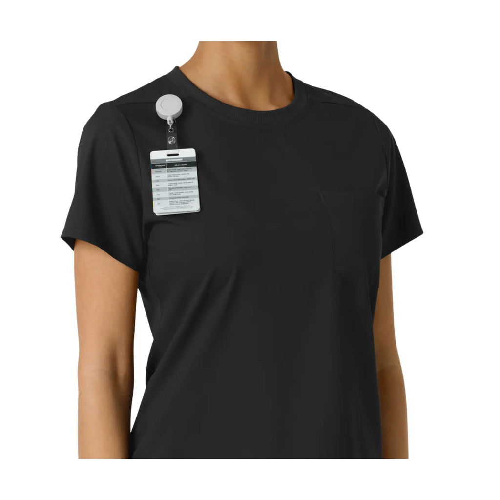 Wink Women's Boundless Classic Scrub Tee - Black - Lenny's Shoe & Apparel