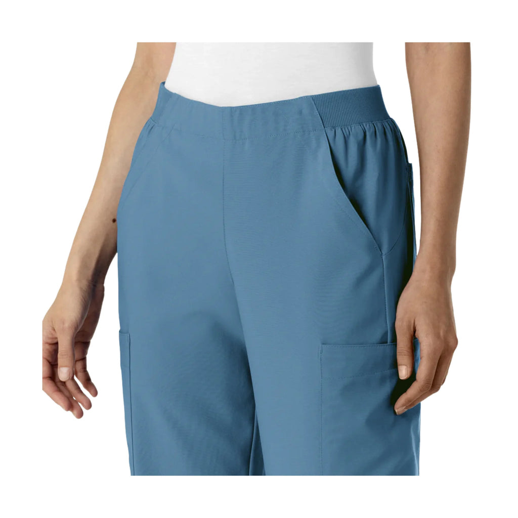 Wink Women's Cargo Utility Scrub Pant - Pacific Blue - Lenny's Shoe & Apparel