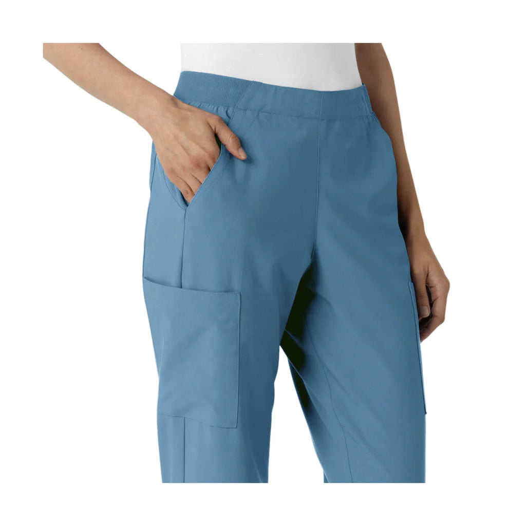 Wink Women's Cargo Utility Scrub Pant - Pacific Blue - Lenny's Shoe & Apparel