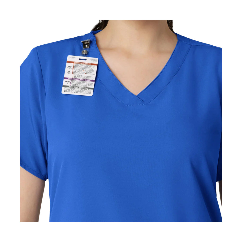 Wink Women's Classic V Neck Scrub Top - Royal - Lenny's Shoe & Apparel