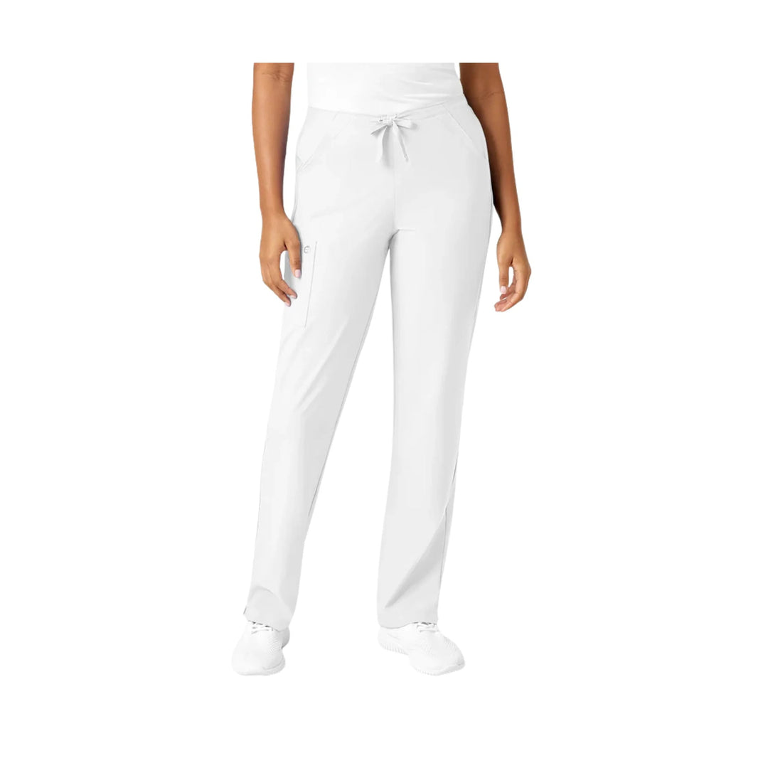 Wink Women's Drawstring Scrub Pant - White - Lenny's Shoe & Apparel