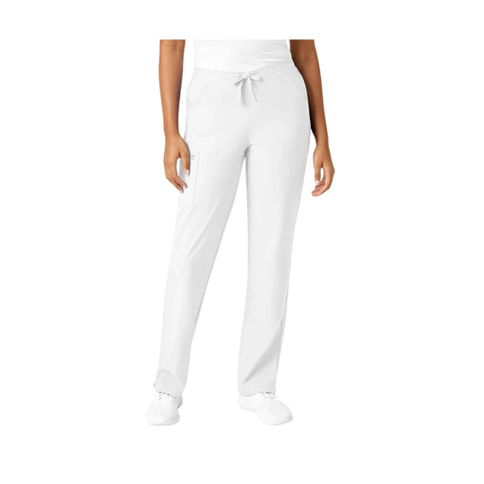 Wink Women's Drawstring Scrub Pant - White - Lenny's Shoe & Apparel