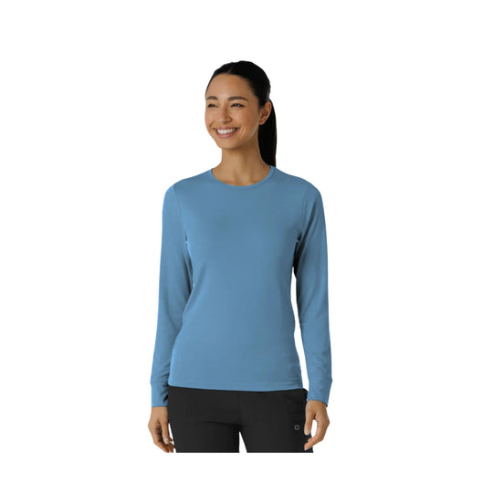 Wink Women's Essentials Layer Long Sleeve - Pacific Blue - Lenny's Shoe & Apparel