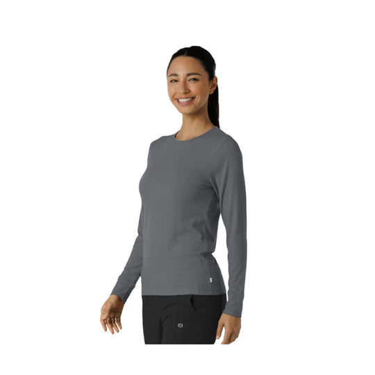 Wink Women's Essentials Layer Long Sleeve - Pewter - Lenny's Shoe & Apparel