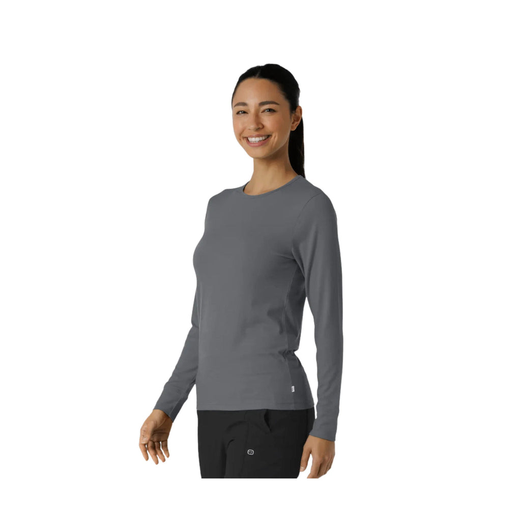 Wink Women's Essentials Layer Long Sleeve - Pewter - Lenny's Shoe & Apparel