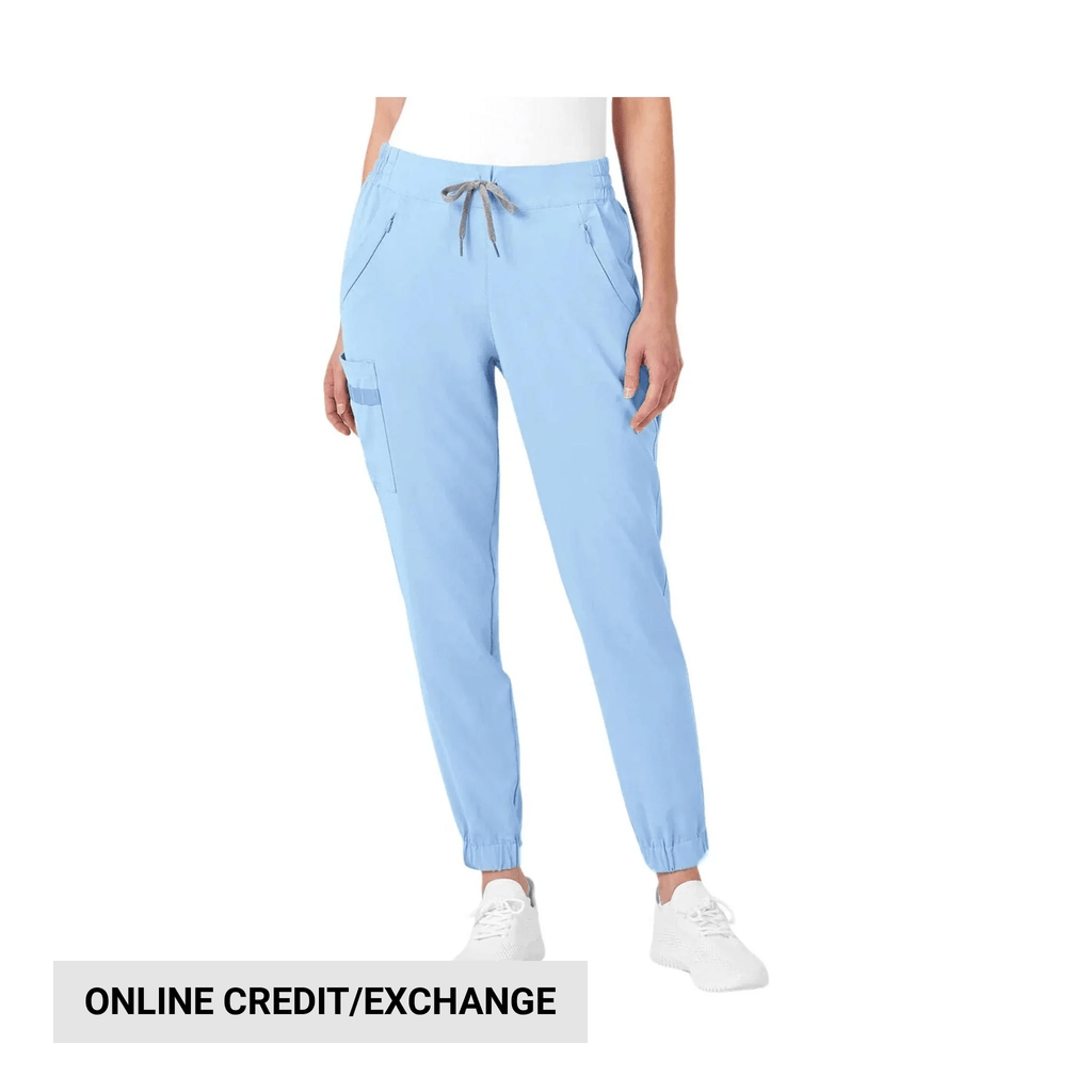 Wink Women's Jogger Scrub Pant - Powder Blue - Lenny's Shoe & Apparel