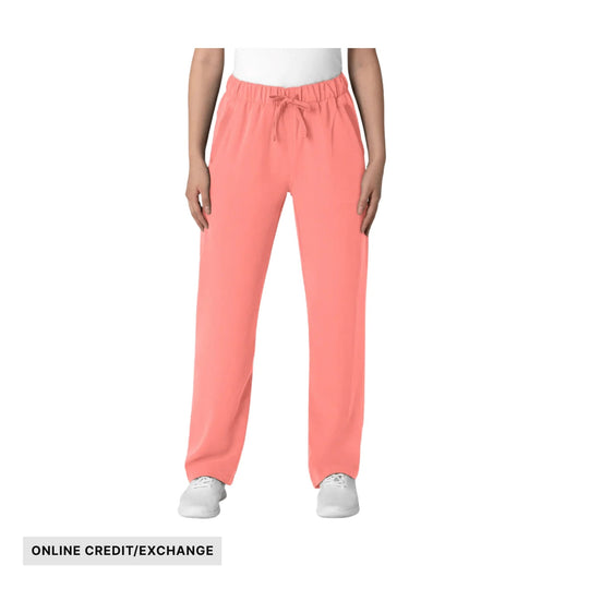 Wink Women's Nova Stovepipe High Low Hem Scrub Pant - Paradise Pink - Lenny's Shoe & Apparel
