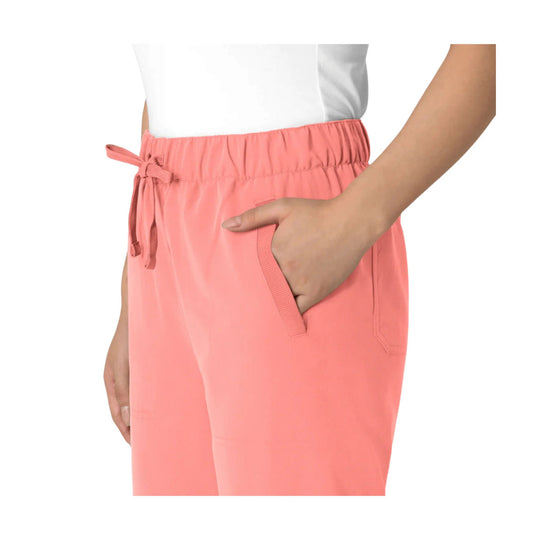 Wink Women's Nova Stovepipe High Low Hem Scrub Pant - Paradise Pink - Lenny's Shoe & Apparel
