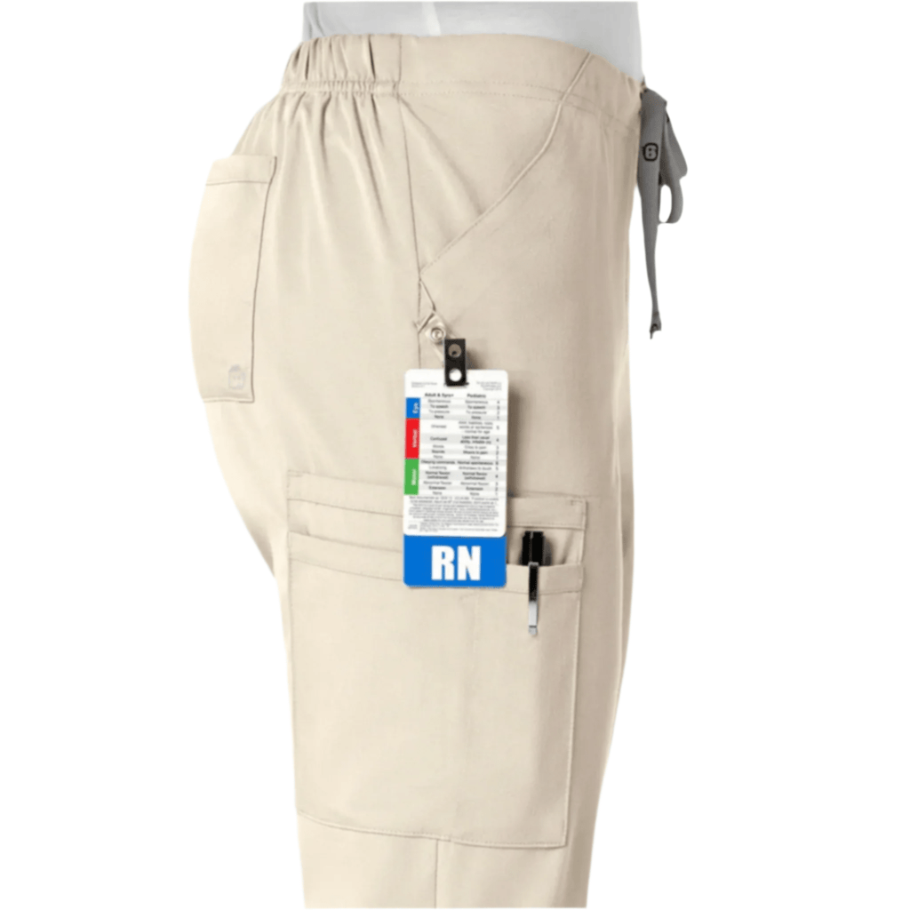 Wink Women's Pro Moderate Flare Leg Scrub Pant - Khaki - Lenny's Shoe & Apparel