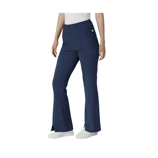 Wink Women's Renew Cargo Flare Scrub Pant - Navy - Lenny's Shoe & Apparel