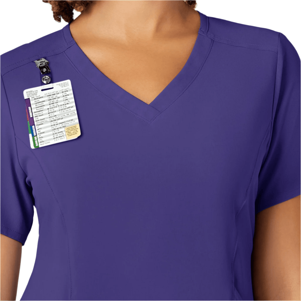 Wink Women's Renew V Neck Scrub Top - Graphite - Lenny's Shoe & Apparel