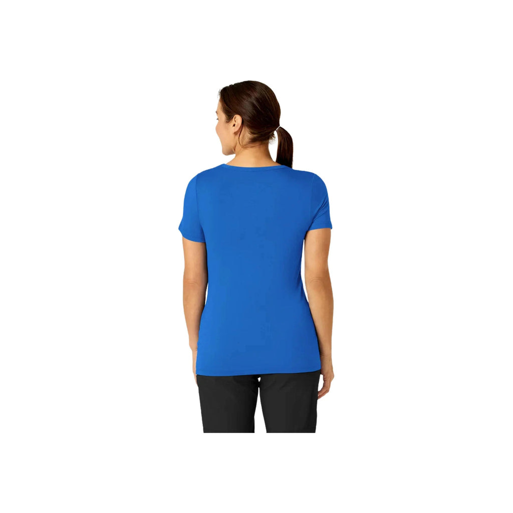 Wink Women's Silky Knit Short Sleeve Scrub Tee - Royal - Lenny's Shoe & Apparel