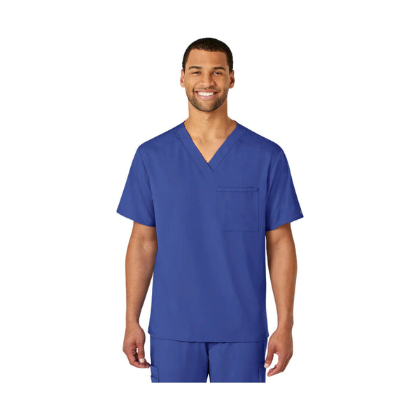 Wink Men's Pro V Neck Scrub Top - Galaxy Blue – Lenny's Shoe & Apparel