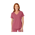 WonderWink Renew Women's Mock Wrap Scrub Top - Rosebud - Lenny's Shoe & Apparel