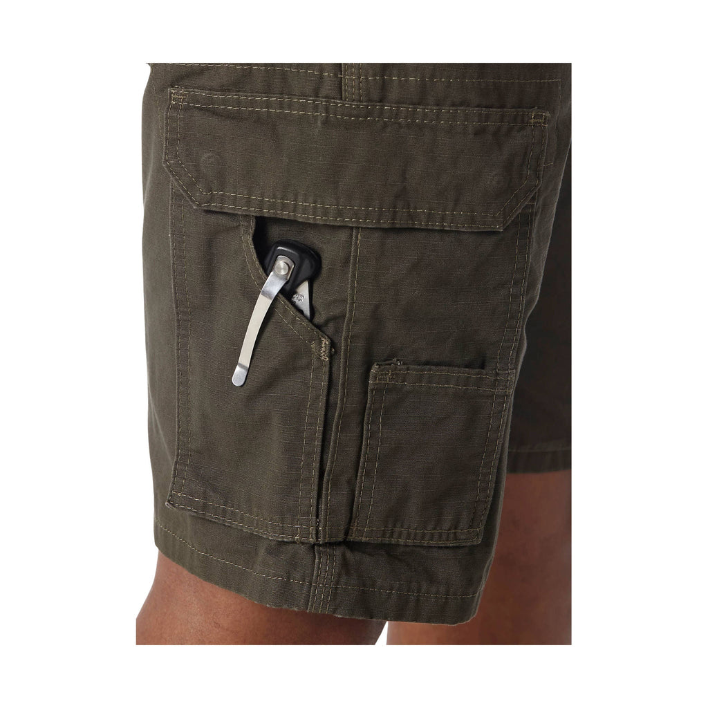 Wrangler Men's Riggs Workwear Ripstop Ranger Cargo Short - Loden - Lenny's Shoe & Apparel