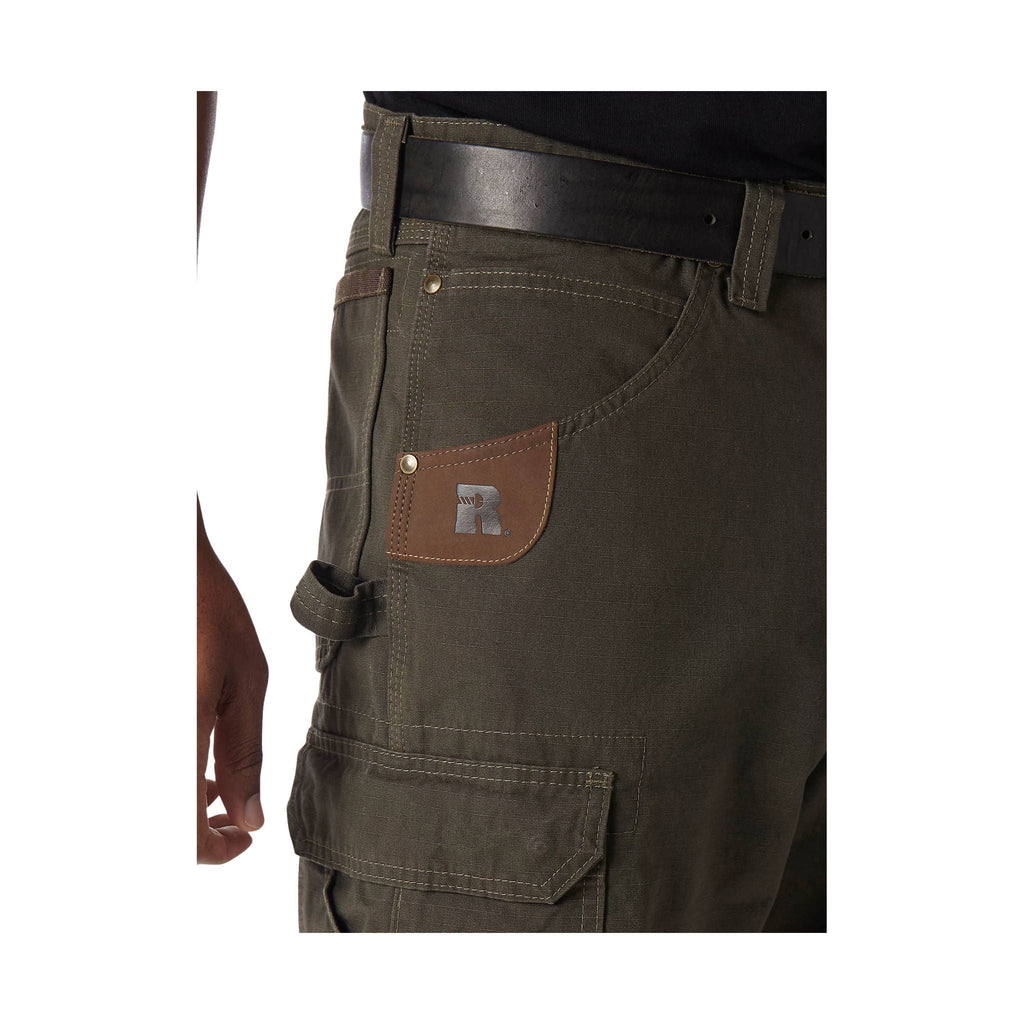 Wrangler Men's Riggs Workwear Ripstop Ranger Cargo Short - Loden - Lenny's Shoe & Apparel