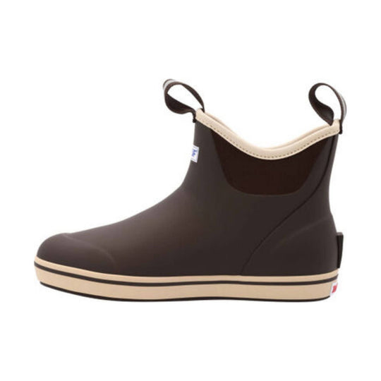 Xtratuf Men's 6 Inch Ankle Deck Rain Boot - Chocolate/Tan - Lenny's Shoe & Apparel