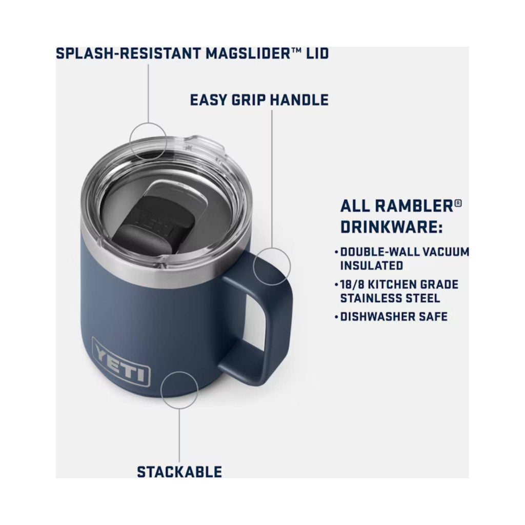 YETI Rambler 10 oz Stackable Mug - Navy - Lenny's Shoe & Apparel