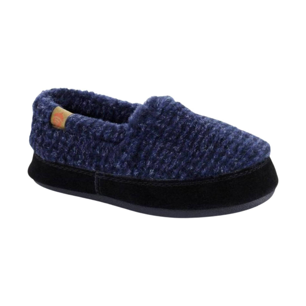 Acorn Kids' Moc Slippers - Blue Check - Lenny's Shoe & Apparel