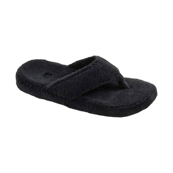 Acorn Women's Spa Thong Slipper - Black – Lenny's Shoe & Apparel