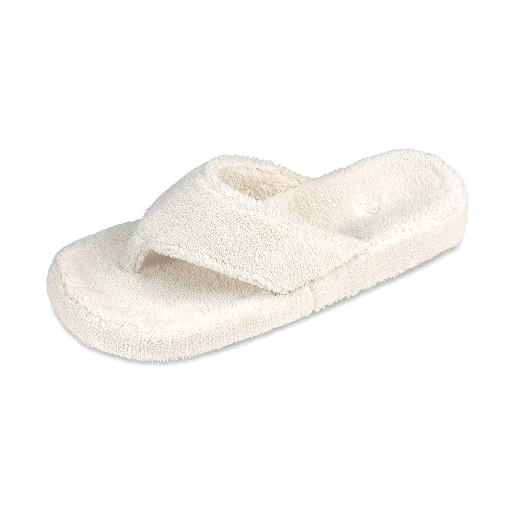 Acorn Women's Spa Thong Slipper - Natural - Lenny's Shoe & Apparel