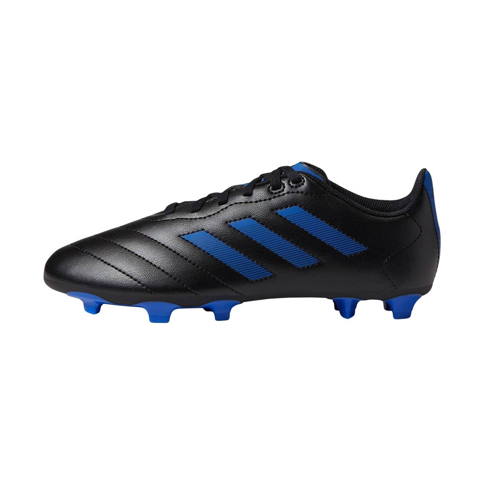 adidas Kids' Goletto VIII FG Soccer Cleats 4 / Black/Royal