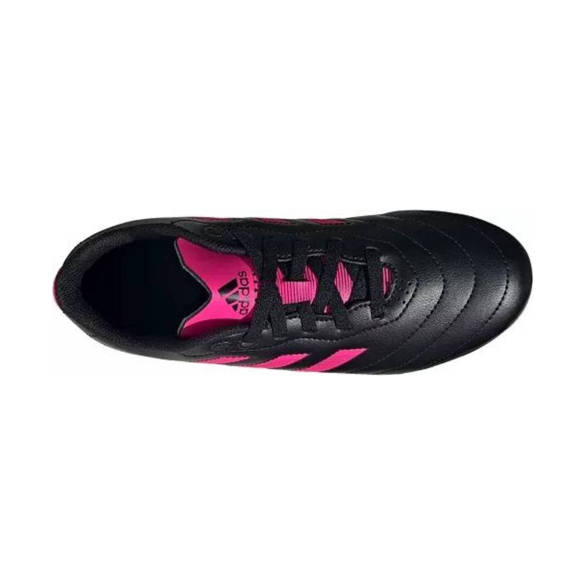 adidas Youth Goletto VIII FG Soccer Cleats, Black/Pink / 3 adidas Youth Goletto VIII FG Soccer Cleats, Black/Pink / 3