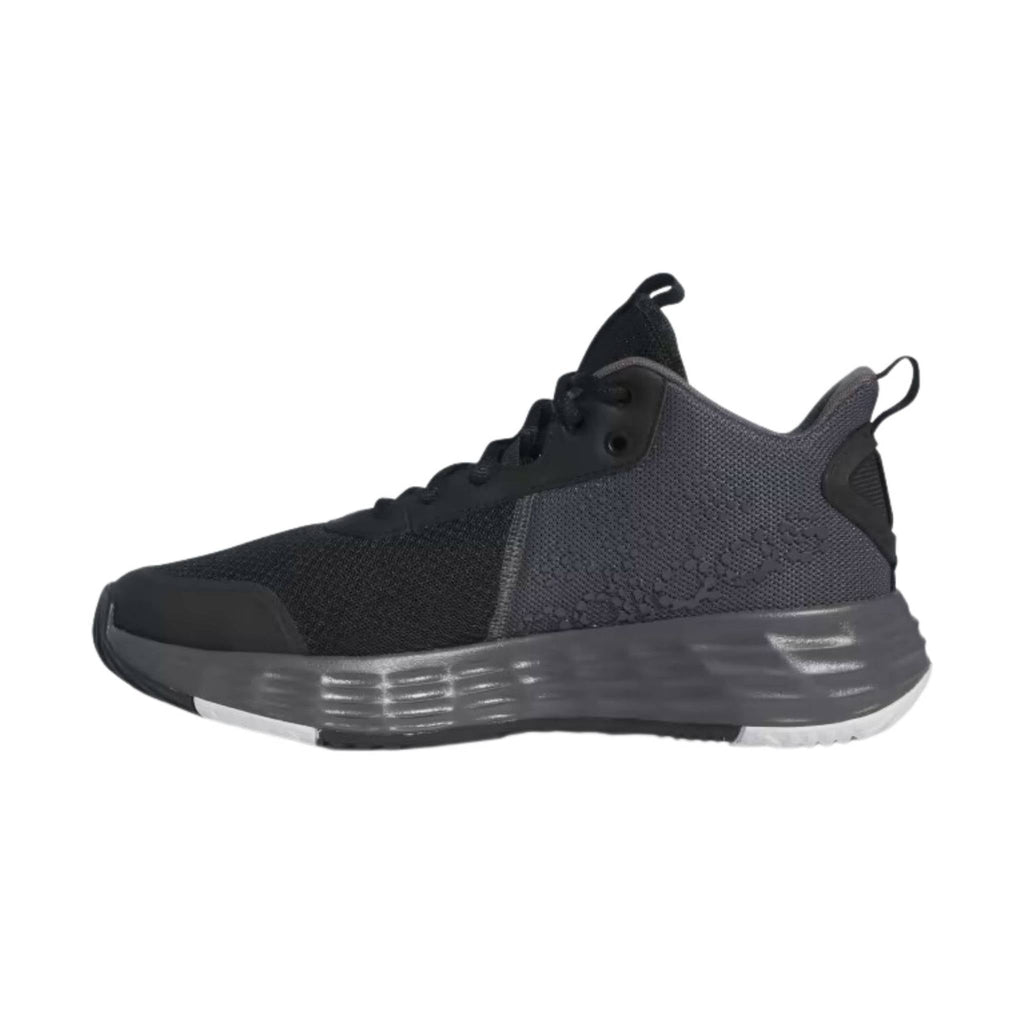 Adidas Men's Own The Game Basketball Shoes - Black/Grey - Lenny's Shoe & Apparel