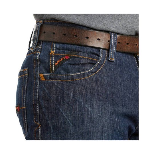 Ariat Men's Flame Resistant M4 Relaxed Basic Boot Cut Jeans - Shale - Lenny's Shoe & Apparel