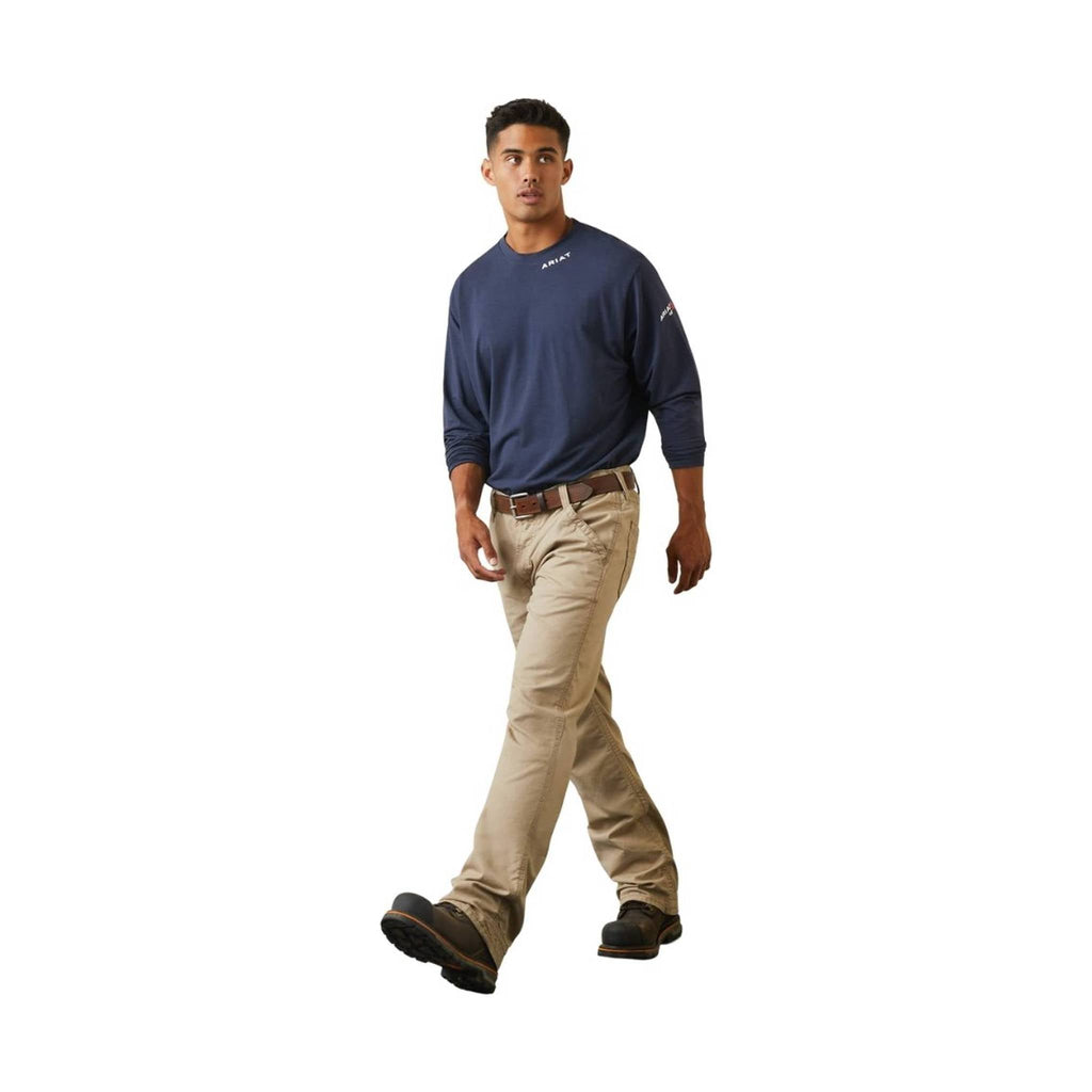 Ariat Men's Flame Resistant M4 Relaxed Workhorse Boot Cut Pant - Khaki - Lenny's Shoe & Apparel