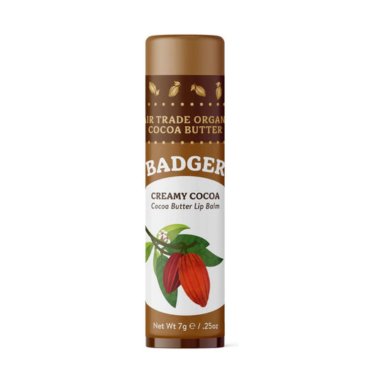 Badger Organic Cocoa Butter Lip Balm - Creamy Cocoa - Lenny's Shoe & Apparel