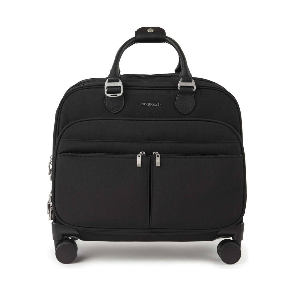 Baggallini Four Wheel Rolling Tote - Black - Lenny's Shoe & Apparel