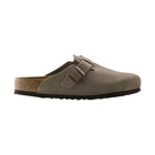 Birkenstock Boston Soft Footbed - Suede Taupe - Lenny's Shoe & Apparel