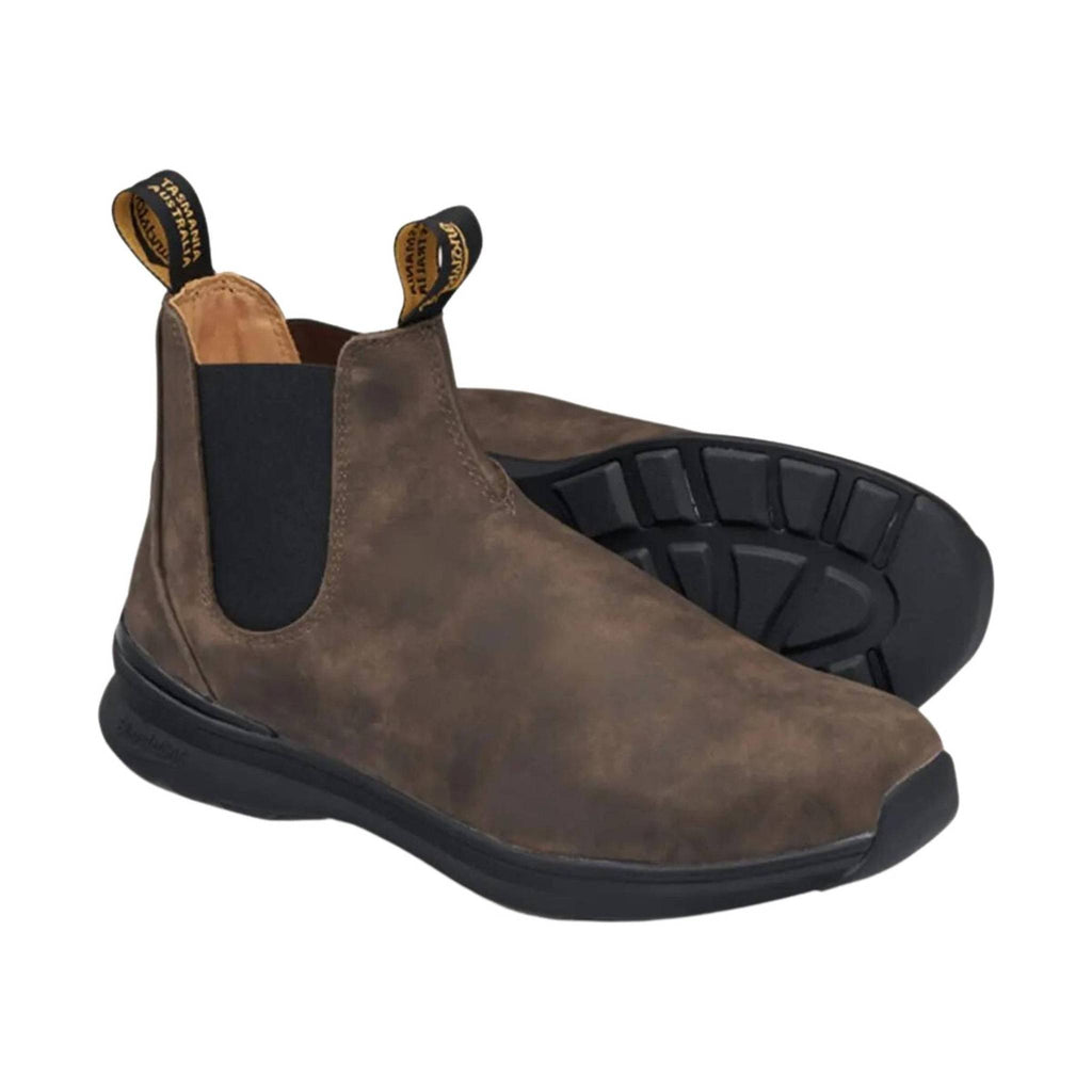 Blundstone Elastic Sided Active Boot - Rustic Brown - Lenny's Shoe & Apparel