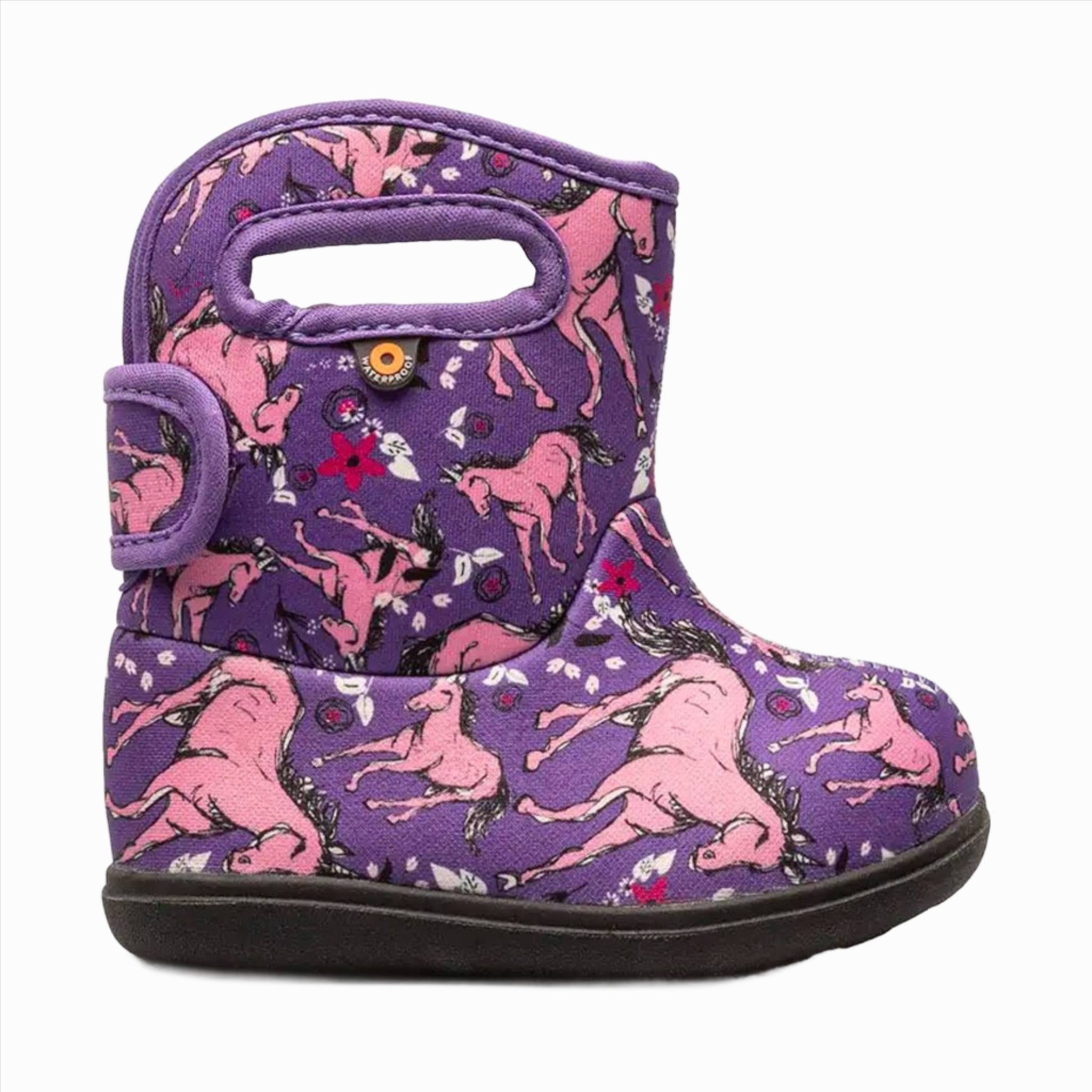 Bogs Baby II Unicorn Rain Boot Violet Multi