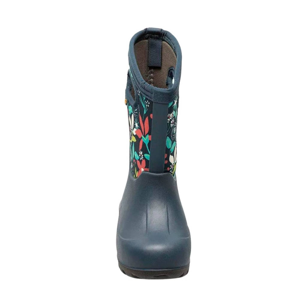 Bogs Kids' Classic Cartoon Flower Rain Boots - Ink Blue Multi - Lenny's Shoe & Apparel