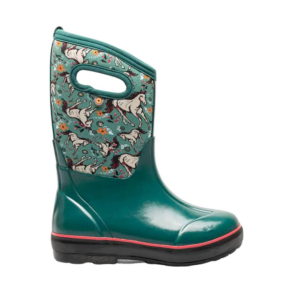 Bogs Kids' Classic II Unicorn Insulated Rain Boot - Teal Multi - Lenny's Shoe & Apparel