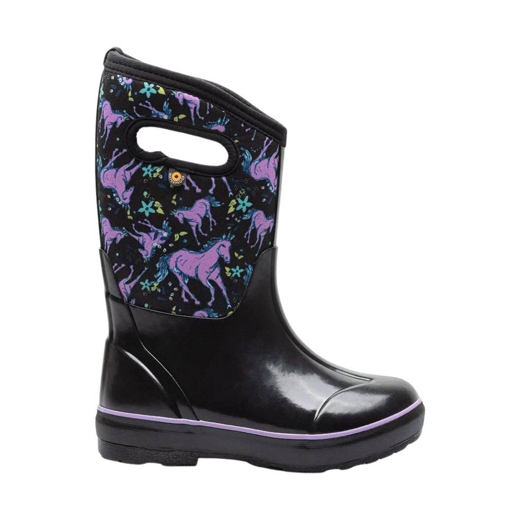 Bogs Kids' Classic II Unicorn Rain Boots - Black Multi - Lenny's Shoe & Apparel