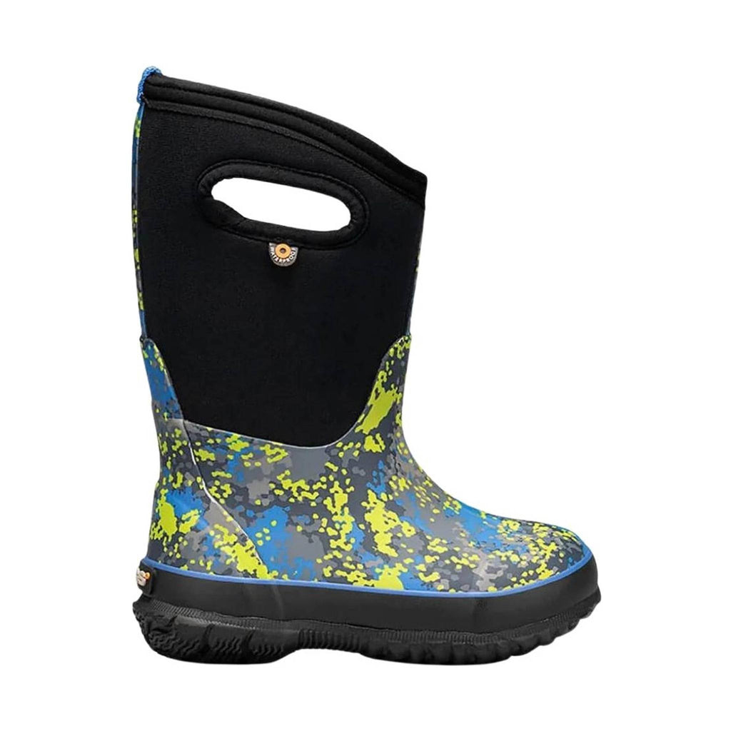 Bogs Kids' Classic Micro Camo Rain Boot - Blue - Lenny's Shoe & Apparel