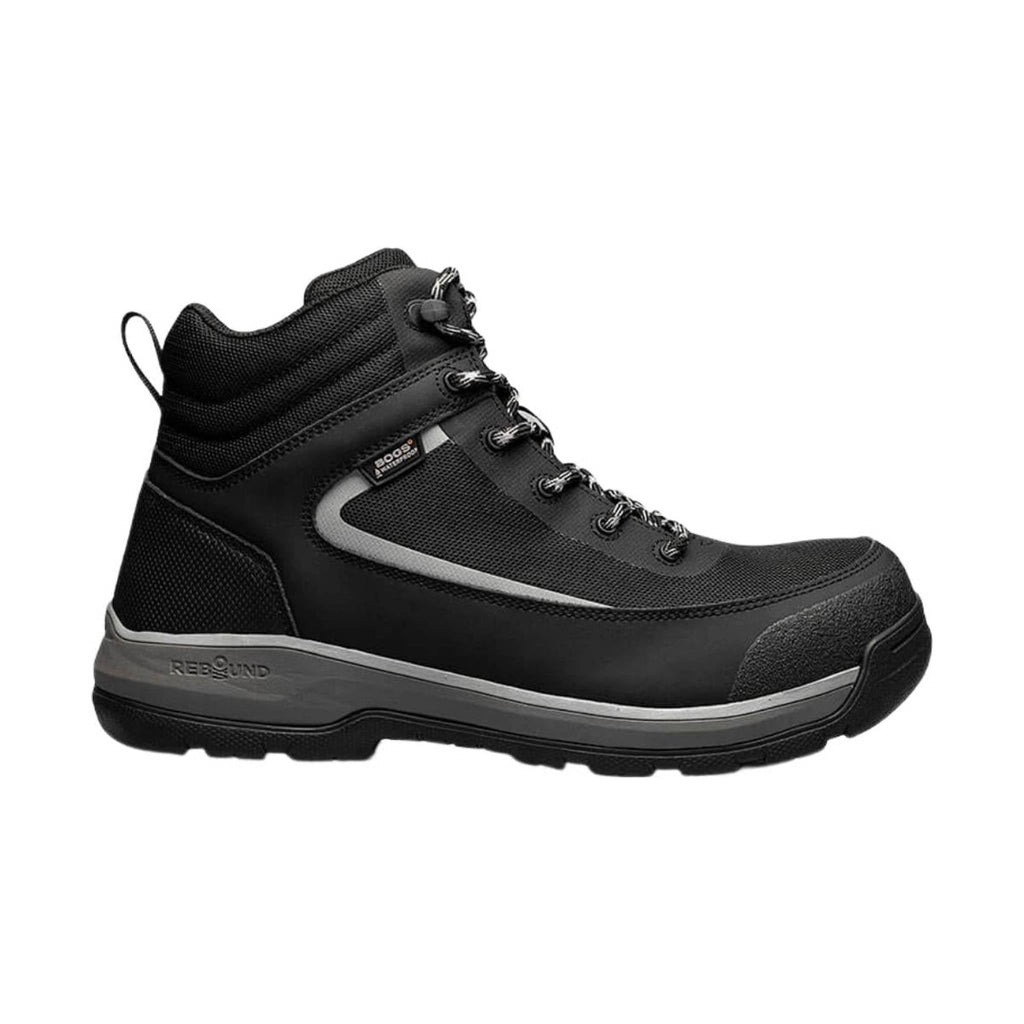 Bogs Men's Shale Mid Composite Toe Work Boot - Black - Lenny's Shoe & Apparel